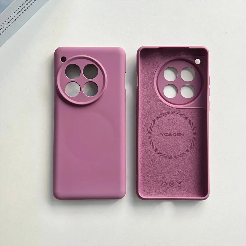 Magsafe Wireless Charging Magnetic Liquid Silicone Case Oneplus 15 13 12 Ace6 Ace5 Pro Smooth Camera