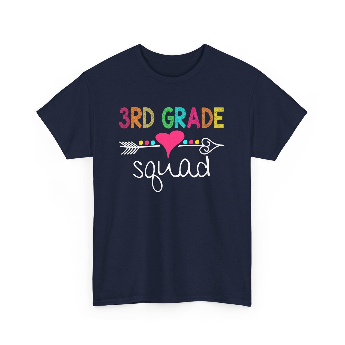 3rd Grade Squad Third Teacher Student Team Back To School T-Shirt