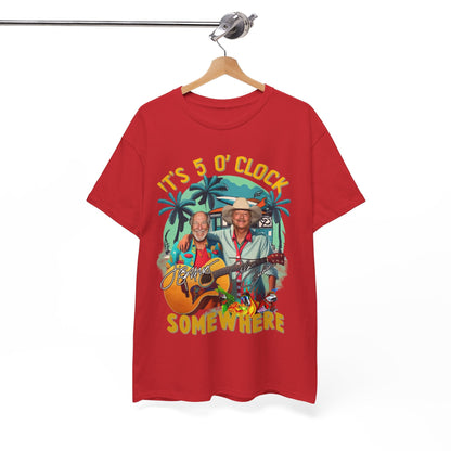 Jimmy Buffett Shirt Alan Jackson, It's 5 O'clock Somewhere Tee