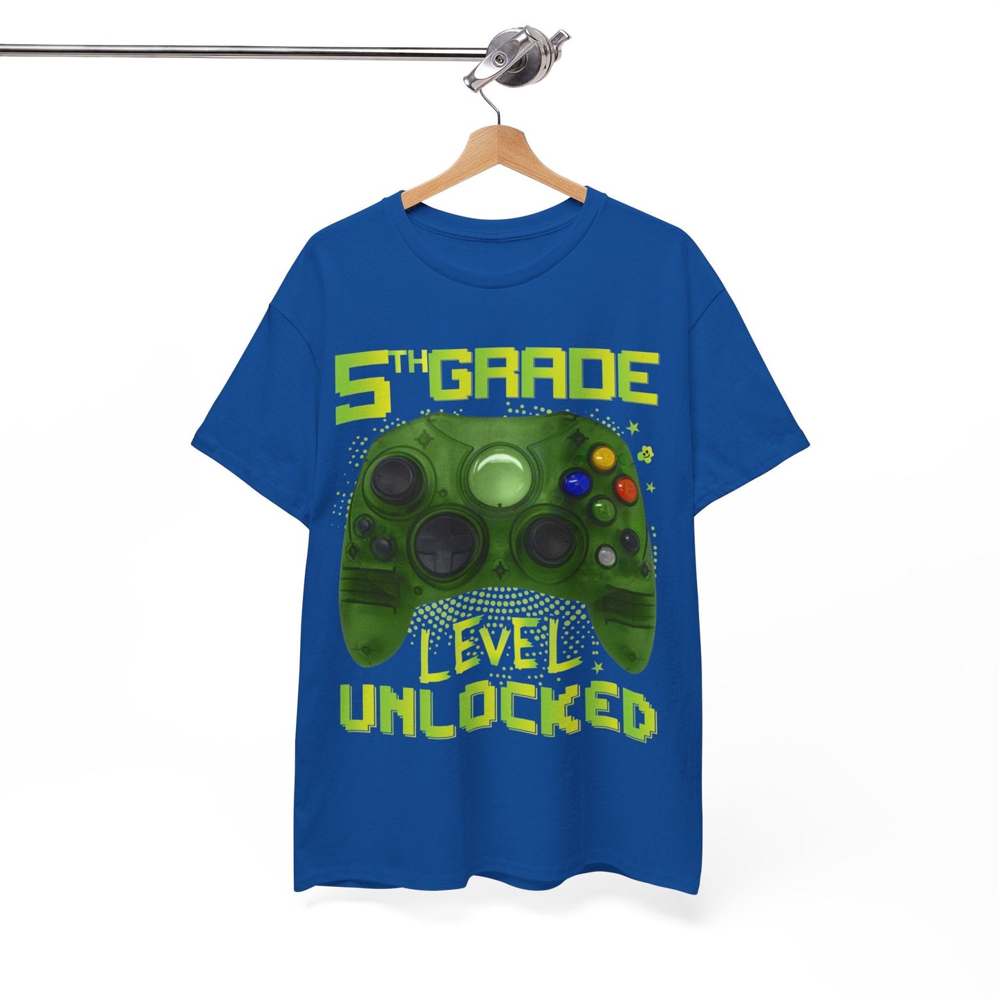 5th Grade Level Unlocked Video Gamer Back to School T-Shirt