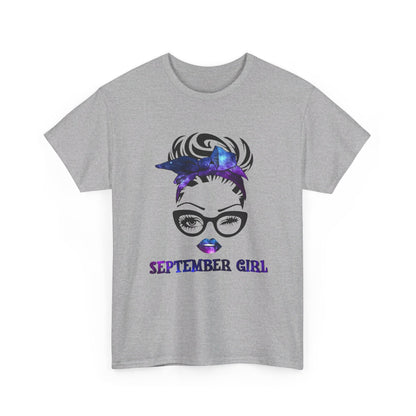 September Girl Birthday Shirt