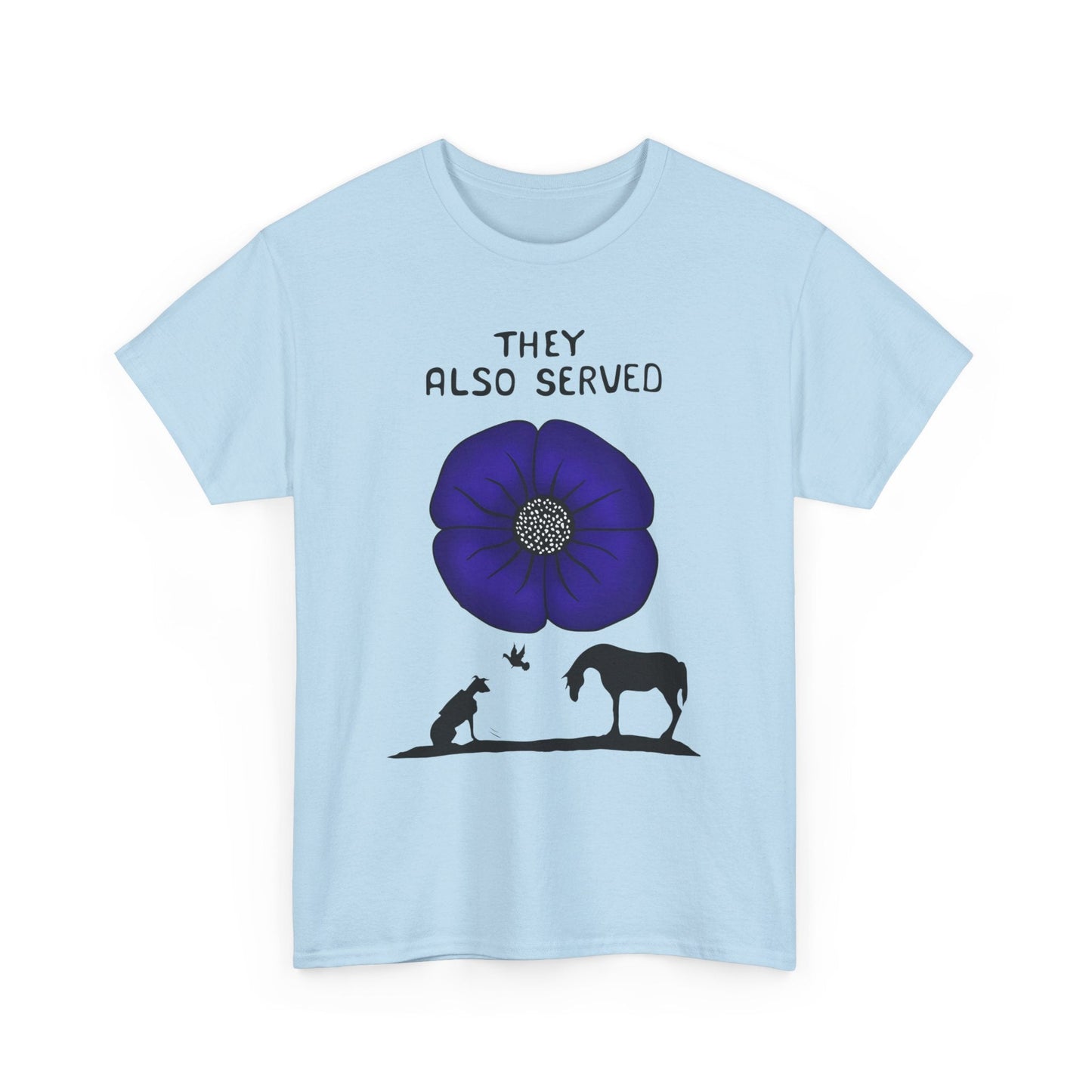 Animal They Also Served Purple Poppy Shirt