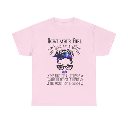 November Girl The Soul Of A Witch Shirt