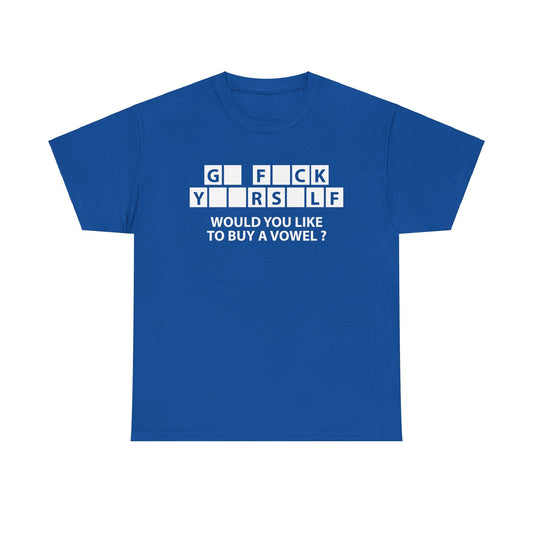 Would You Like To Buy A Vowel Shirt