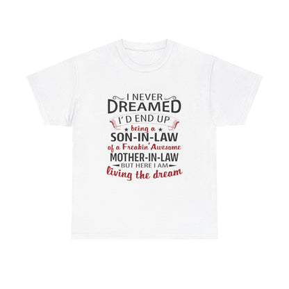 Son-In-Law Gift Shirt  A Freakin' Awesome Mother-In-Law