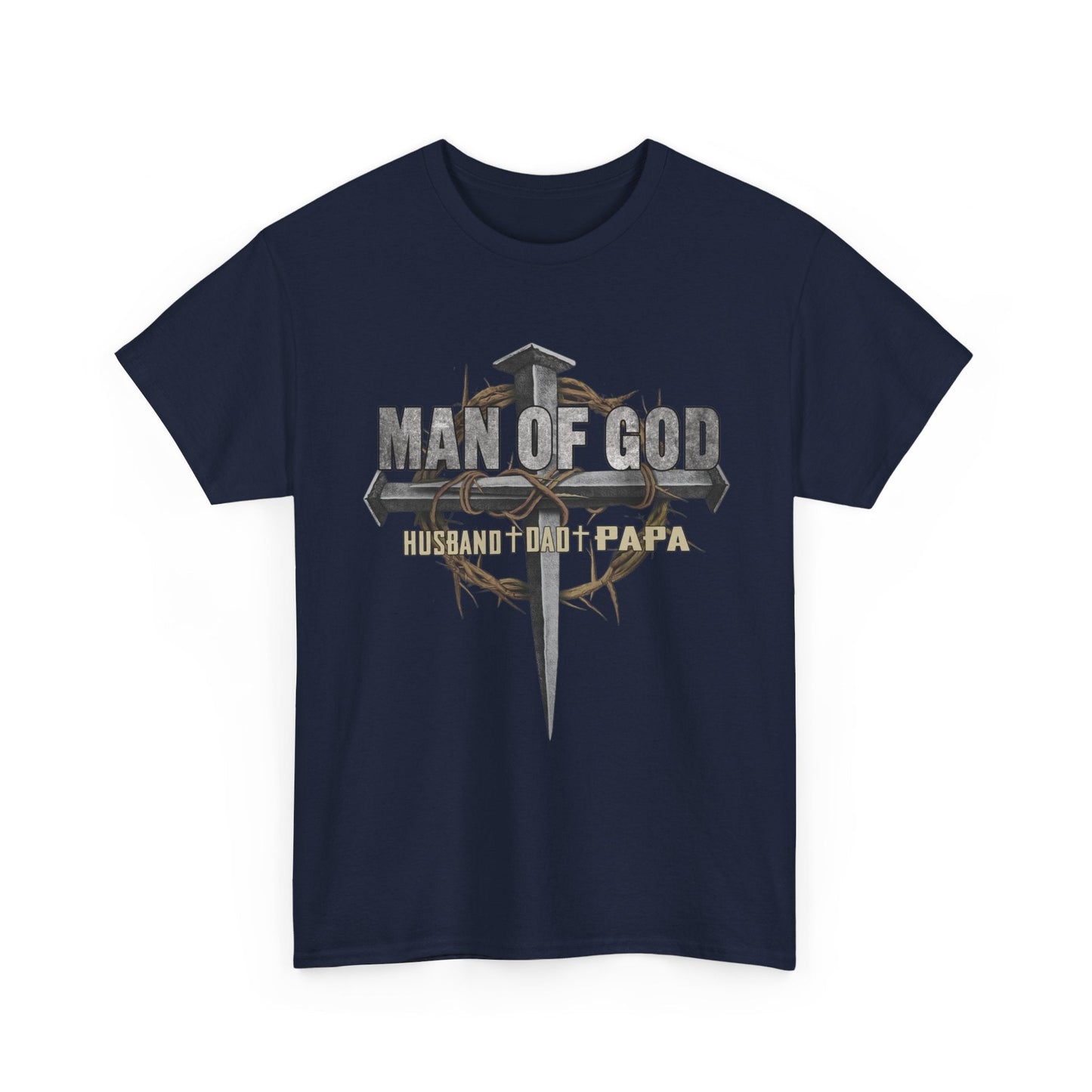 Man of God Husband Dad Papa Shirt