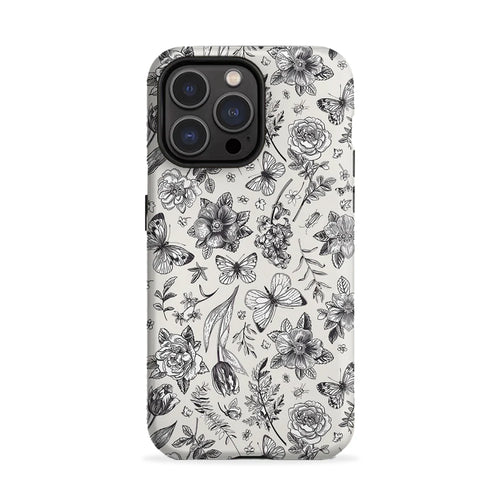Floral Butterfly iPhone Case