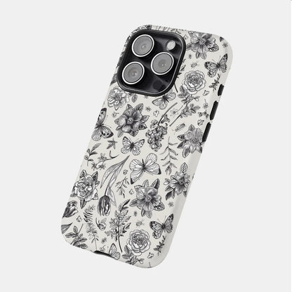 Floral Butterfly iPhone Case