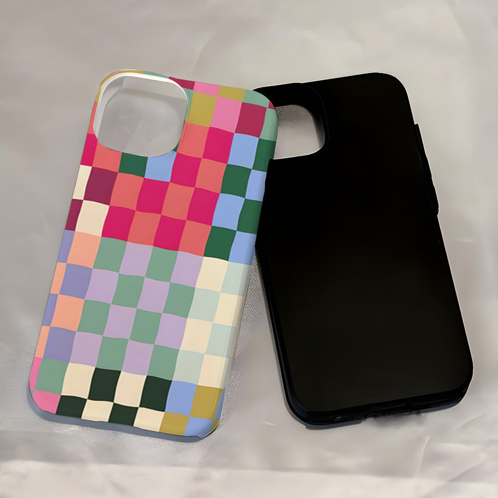 Colorful Checkered iPhone Case
