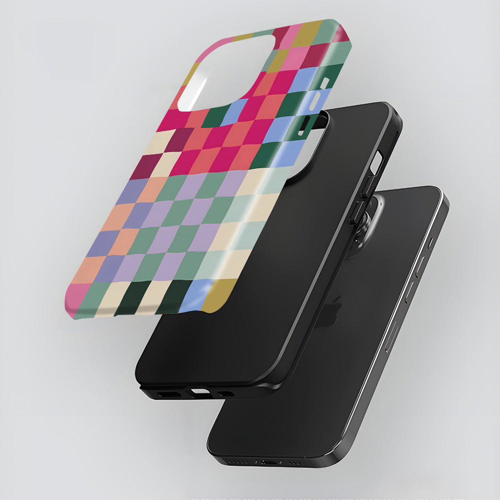 Colorful Checkered iPhone Case
