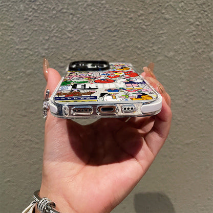 Creative Graffiti Clear iPhone Case