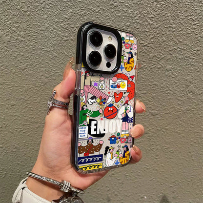 Creative Graffiti Clear iPhone Case
