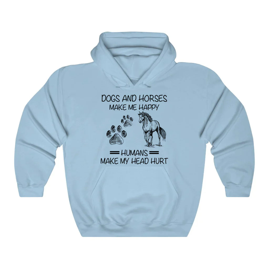 Dogs And Horses Hoodie