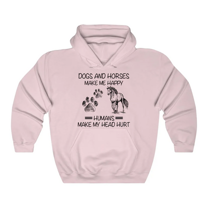 Dogs And Horses Hoodie