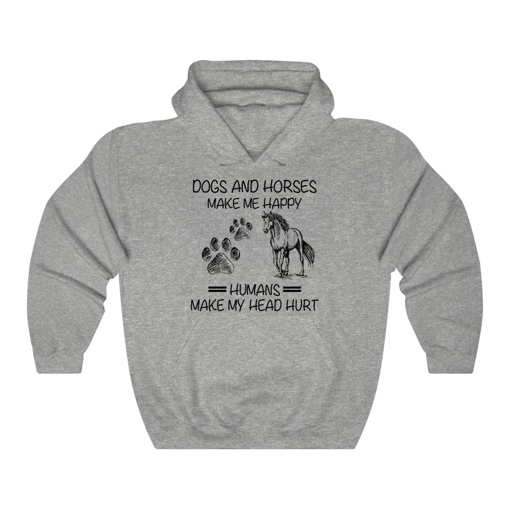 Dogs And Horses Hoodie