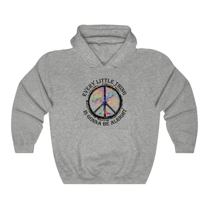 Hippie Every Little Thing Is Gonna Be Alright Hoodie