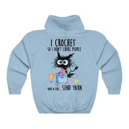 I Crochet So I Don't Choke People Hoodie