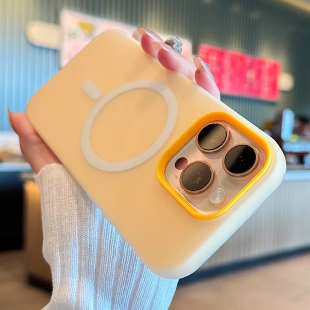 Luxury Matte Candy Color Magsafe Case Iphone 17 Air 16 15 14 13 12 Pro Max 11 16plus 16e Se4