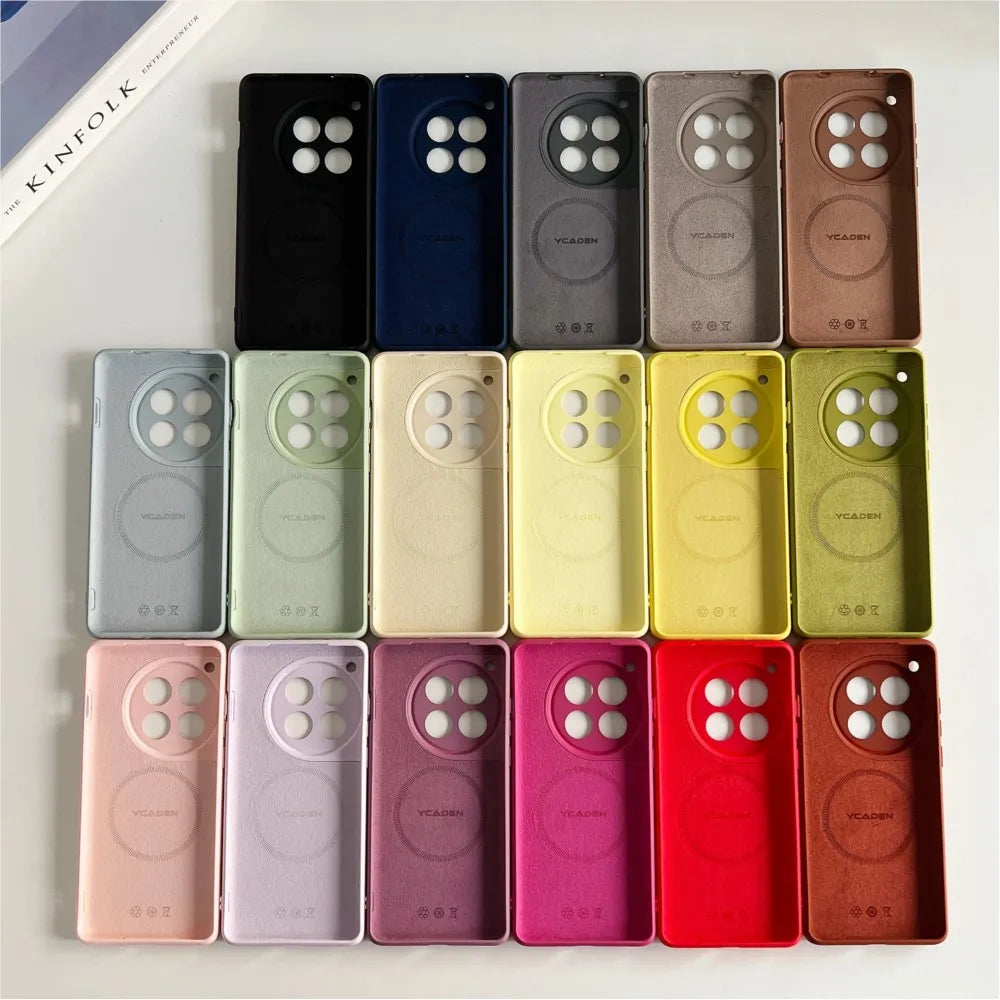 Magsafe Wireless Charging Magnetic Liquid Silicone Case Oneplus 15 13 12 Ace6 Ace5 Pro Smooth Camera