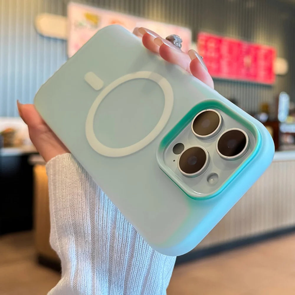 Luxury Matte Candy Color Magsafe Case Iphone 17 Air 16 15 14 13 12 Pro Max 11 16plus 16e Se4