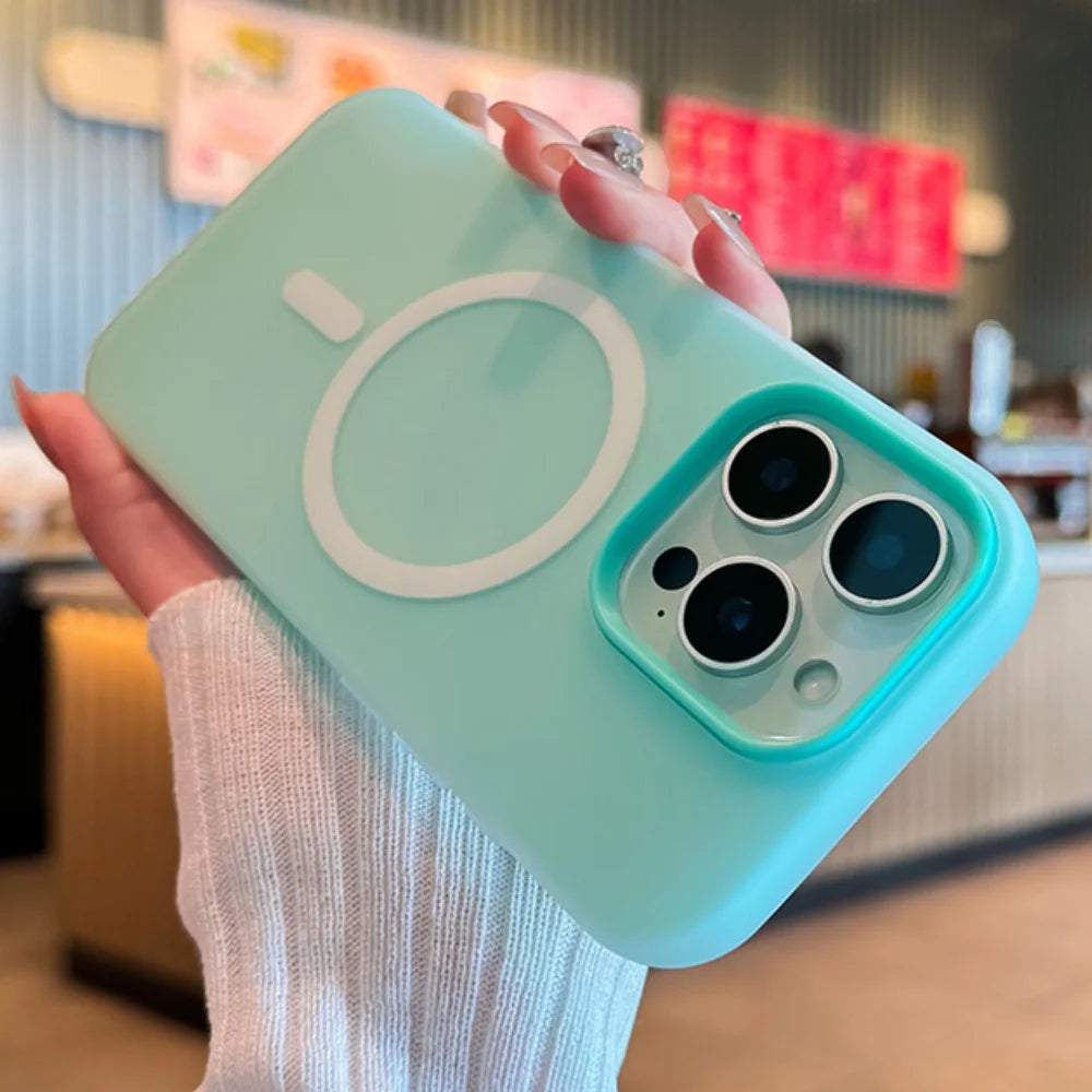 Luxury Matte Candy Color Magsafe Case Iphone 17 Air 16 15 14 13 12 Pro Max 11 16plus 16e Se4