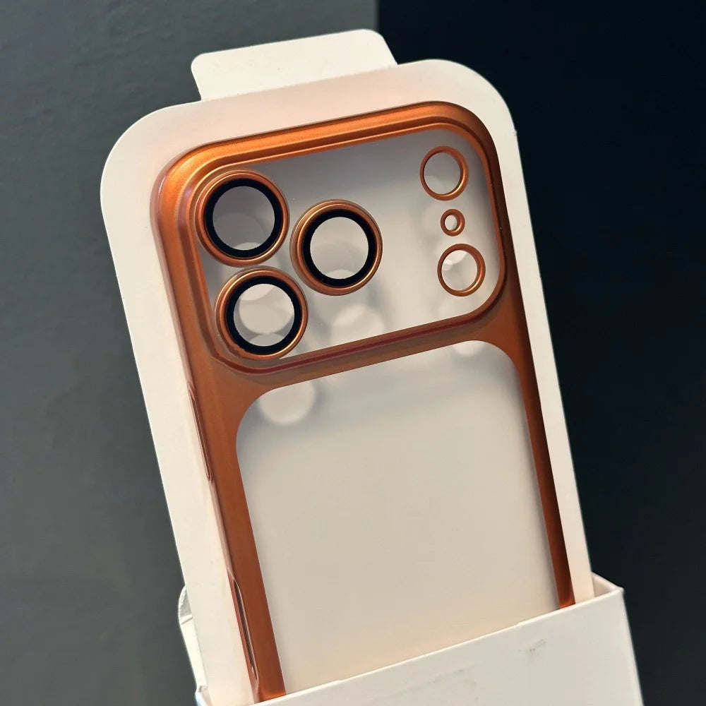 Luxury Nano Matte Translucent Case Iphone 17 Air 16 15 14 13 12 Pro Max 17pro Rugged Pc Plating