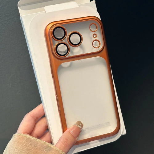 Luxury Nano Matte Translucent Case Iphone 17 Air 16 15 14 13 12 Pro Max 17pro Rugged Pc Plating