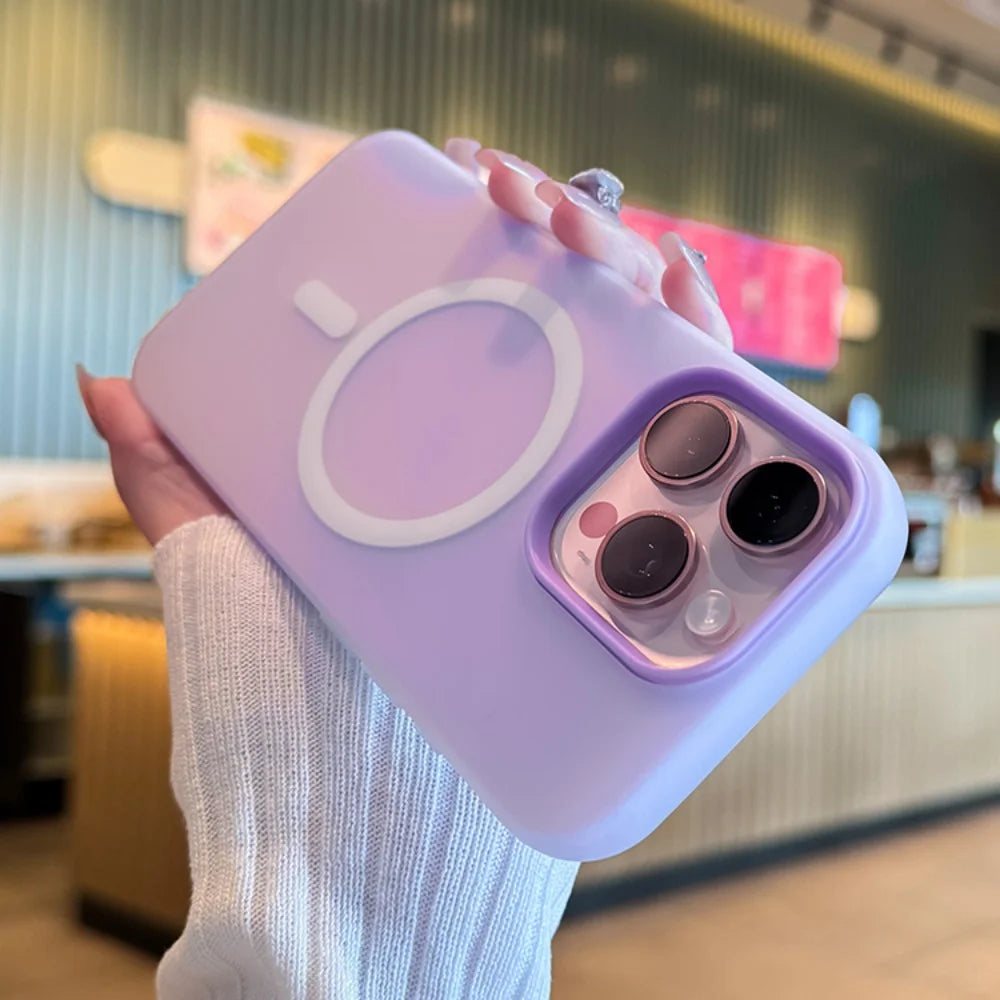 Luxury Candy Color 2in1 Magsafe Case Iphone 17 Air 16 15 14 13 12 Pro Max 11 16plus 16e Magnetic