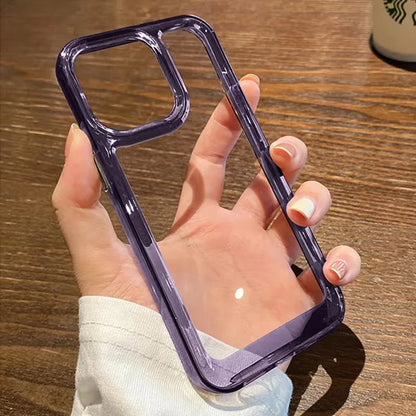 Transparent Shockproof Hard Acrylic Case Iphone 17 Air 16 E 15 14 13 12 Mini 11 Pro Xs Max X Xr 7 8