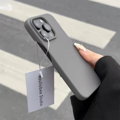 Ultra Thin Bright Soft Silicone Matte Tpu Case Iphone 17 Air 16 15 14 Plus 13 12 11 Pro Max