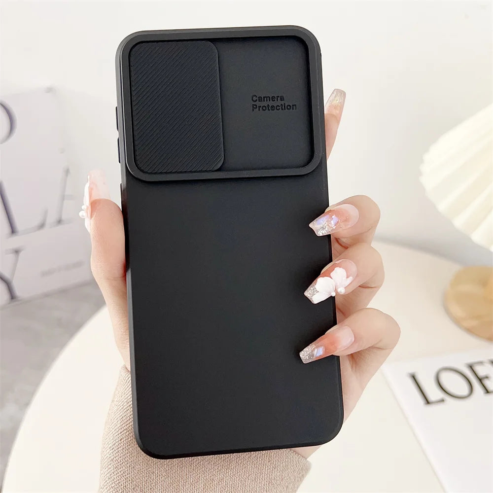 Slide Camera Protection Case Samsung S26 Edge S25 A16 A06 S24 S23 S22 S21 Ultra Plus Fe A34 A24 A14