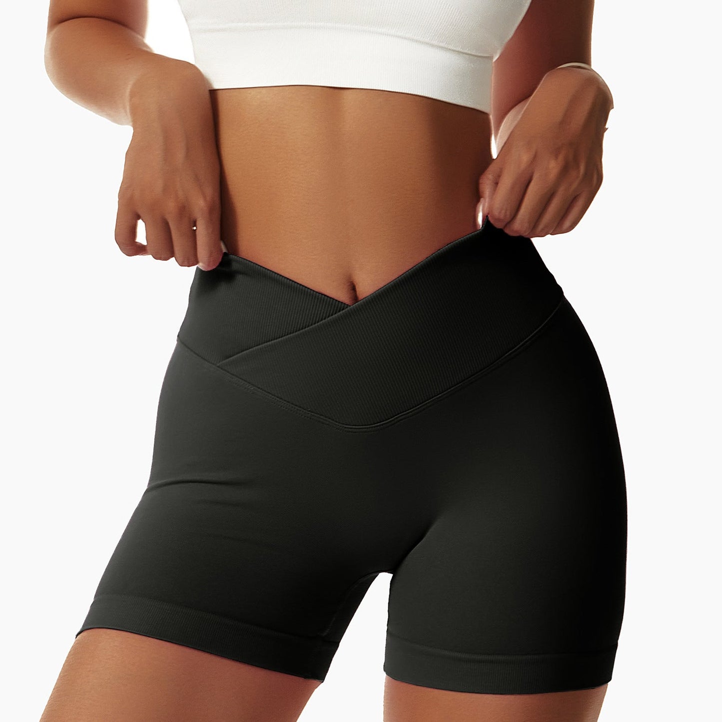 V-cut Waistband Tiny Waist Shorts